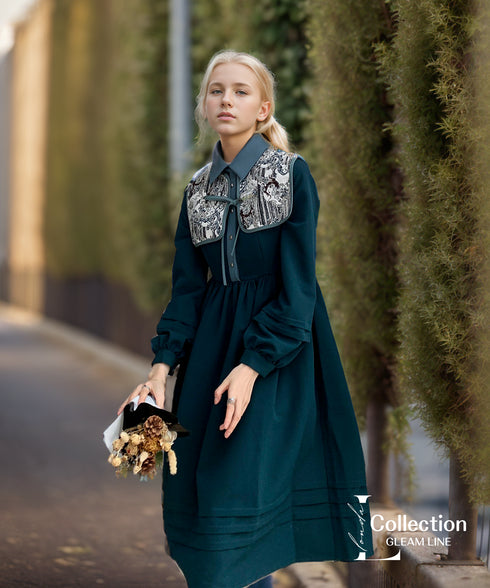 False Collar Dress
